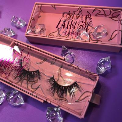 100% real mink eyelashes hand made 3D 5D mink lashes custom boxes